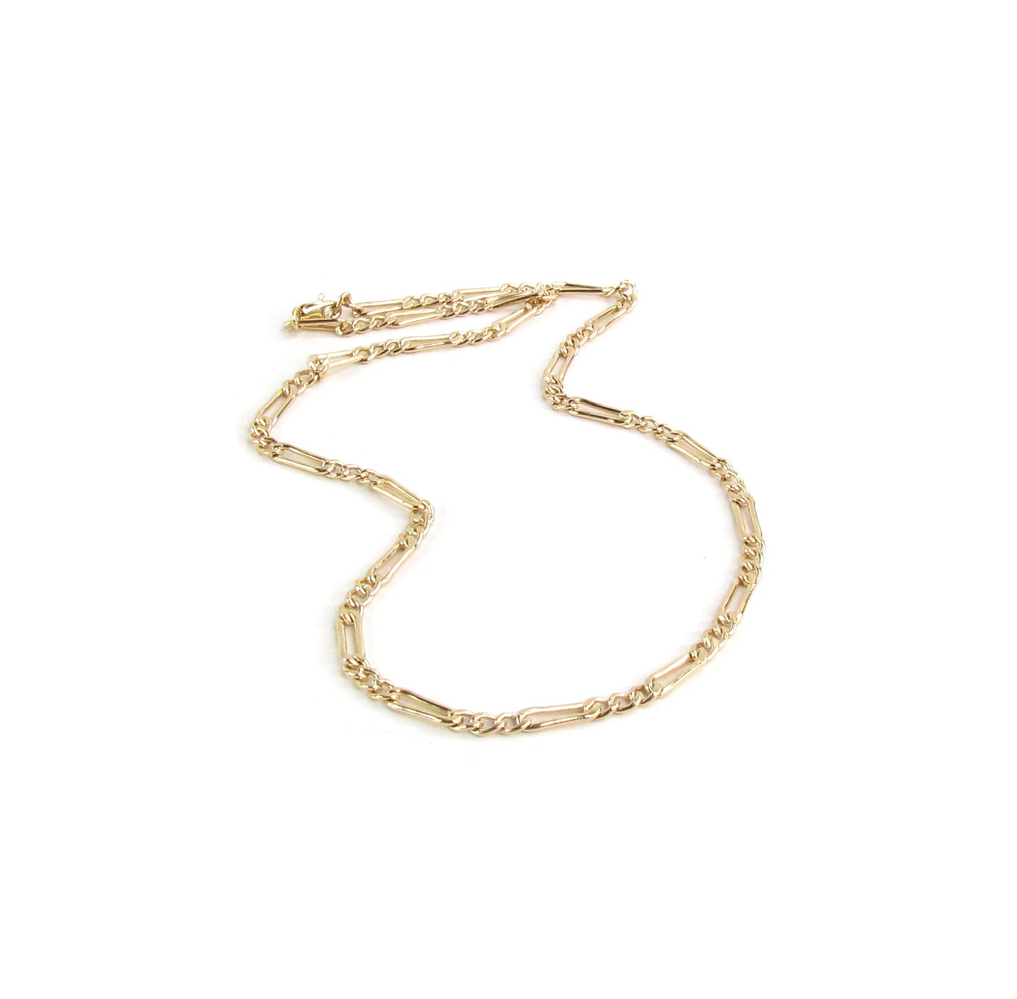Classic Figaro Chain Necklace | Timeless 14K Gold-Filled Chain